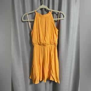 Francesca’s Orange halter dress New with Tags